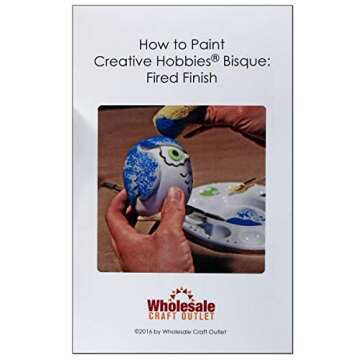 Creative Hobbies Set of 10 Ceramic Underglaze Paint Colors for Clay, Greenware or Bisque, Assorted C...