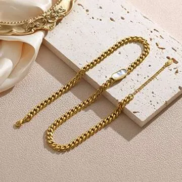 Tripod Jewelry 18K Gold Plated Women's Pearl Choker