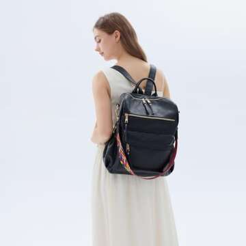 Dora & Liz Women's Backpack Purse - Stylish Travel Handbag