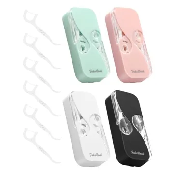 Portable Floss Dispenser for Travel and Dental Care