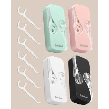 Portable Floss Dispenser for Travel and Dental Care