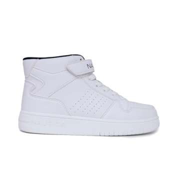 Nautica Kids Sneaker: Lace-Up Fashion Shoe with Boot-Like High Top Design for Boys and Girls (Big Kid/Little Kid Sizes) - Horizon
