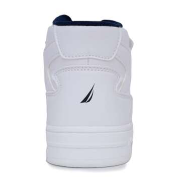 Nautica Kids Sneaker: Lace-Up Fashion Shoe with Boot-Like High Top Design for Boys and Girls (Big Kid/Little Kid Sizes) - Horizon