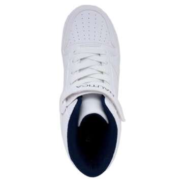 Nautica Kids Sneaker: Lace-Up Fashion Shoe with Boot-Like High Top Design for Boys and Girls (Big Kid/Little Kid Sizes) - Horizon