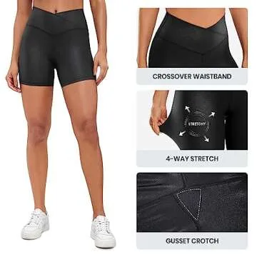 CRZ YOGA Butterluxe Biker Shorts - Comfortable & Stylish