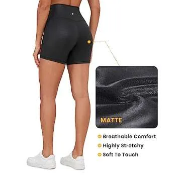 CRZ YOGA Butterluxe Biker Shorts - Comfortable & Stylish