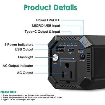 EWEMOSI Portable Laptop Charger - 31200mAh Power Bank