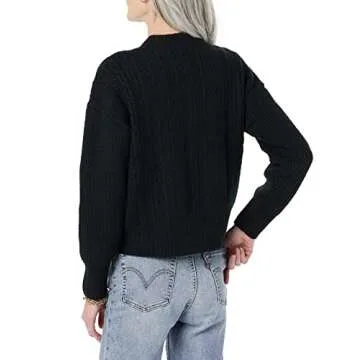 Amazon Essentials Women's Cable Knit Sweater - Soft Touch, Versatile Style