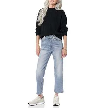 Amazon Essentials Women's Cable Knit Sweater - Stylish & Soft