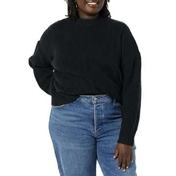 Amazon Essentials Women's Cable Knit Sweater - Stylish & Soft