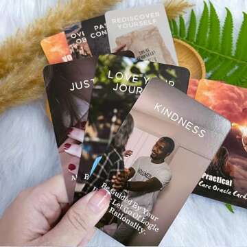 sishui Health Wellness Oracle Cards, Practical Self-Care Oracle Cards, Tarot Cards for Beginners, Help You Understand The Things You Need to Change About Yourself