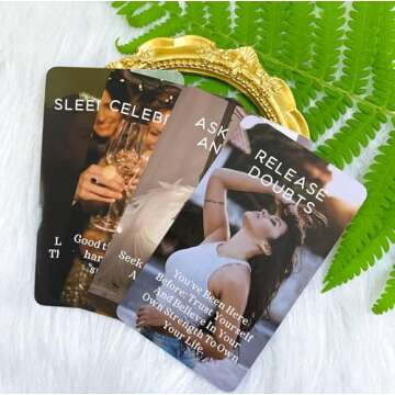 sishui Health Wellness Oracle Cards, Practical Self-Care Oracle Cards, Tarot Cards for Beginners, Help You Understand The Things You Need to Change About Yourself