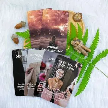 sishui Health Wellness Oracle Cards, Practical Self-Care Oracle Cards, Tarot Cards for Beginners, Help You Understand The Things You Need to Change About Yourself