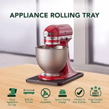 Nifty Medium Appliance Rolling Tray for Easy Access Kitchen Use