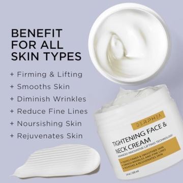 DERPHEA Neck Tightening Cream for Firm, Youthful Skin