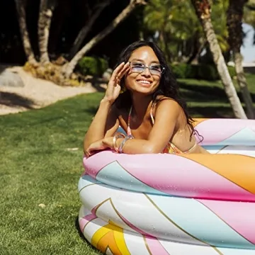 FUNBOY Malibu Barbie Luxury Inflatable Pool for Summer Fun