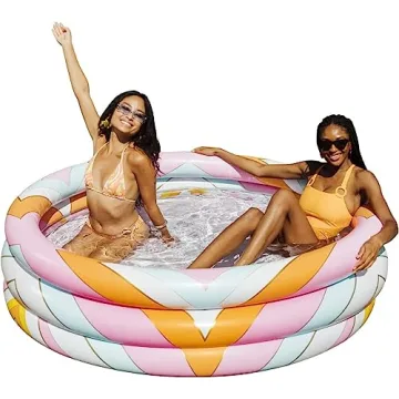 FUNBOY Malibu Barbie Luxury Inflatable Pool for Summer Fun