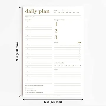 Bliss Collections Daily Planner - Essential Planning Pad
