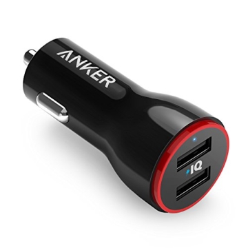 Anker PowerDrive 2 Car Charger Adapter, 24W Dual USB for iPhone, iPad, and More