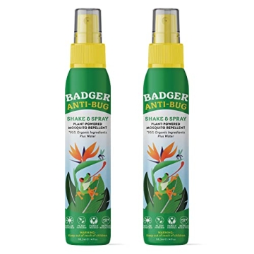 Badger Organic Bug Spray DEET Free Safe Outdoor Protection