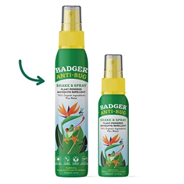 Badger Organic Bug Spray DEET Free Safe Outdoor Protection