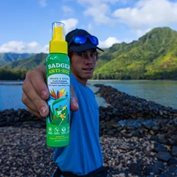 Badger Organic Bug Spray DEET Free Safe Outdoor Protection