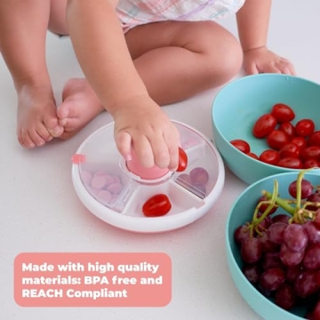 GoBe Kids Snack Spinner Fun Leakproof Dishwasher Safe