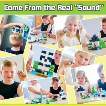 Magnetic Blocks-Build Mine Magnet World Panda Edition, Magnetic Tiles Building Blocks for Boys & Girls Age 3-5 4-8 5-7, Kids STEM Sensory Learning Outdoor Toys for 3+ Years Old Girls Boys Gifts