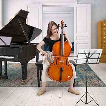 Ktaxon Beginner Cello Set for Students and Adults