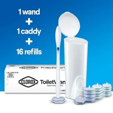 Clorox ToiletWand Cleaning System with Refills & Caddy