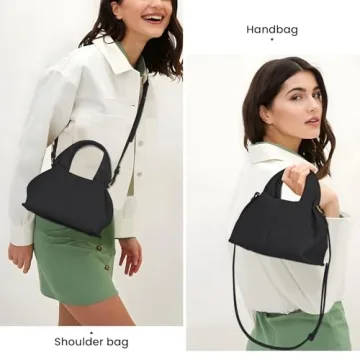 JQWYGB Stylish Mini Cloud Pouch Leather Handbag