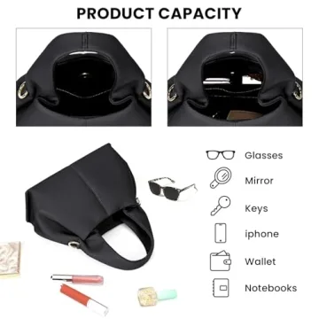 JQWYGB Stylish Mini Cloud Pouch Leather Handbag