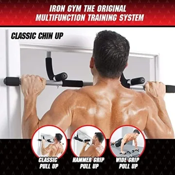 Iron Gym Pull Up Bar - Durable Home Exercise Equipment