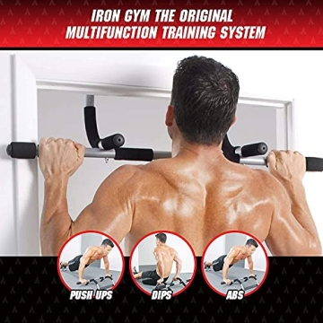 Iron Gym Pull Up Bar - Durable Home Exercise Equipment