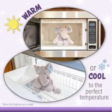Warm Pals - Magical White Unicorn - 1.5lbs - Cozy Microwavable Lavender Scented Plush Toys - Heated Stuffed Animal - Heatable Coolable Bedtime Comfort Plushie