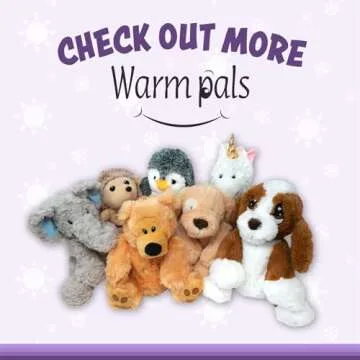 Warm Pals - Magical White Unicorn - 1.5lbs - Cozy Microwavable Lavender Scented Plush Toys - Heated Stuffed Animal - Heatable Coolable Bedtime Comfort Plushie