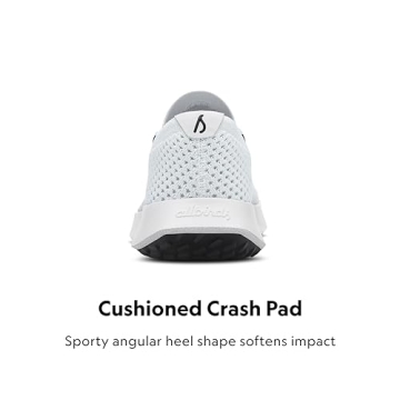 Allbirds Men’s Tree Dasher 2 Active Sneakers, Breathable Machine Washable Lace-Up Fitness Shoes for Walking, Running & Gym - Blizzard (Blizzard Sole) - 10.5 Medium