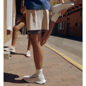 Allbirds Men’s Tree Dasher 2 Active Sneakers, Breathable Machine Washable Lace-Up Fitness Shoes for Walking, Running & Gym - Blizzard (Blizzard Sole) - 10.5 Medium