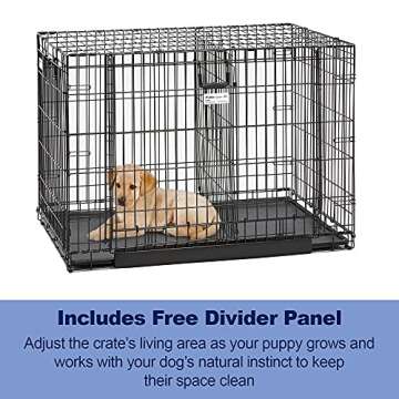 MidWest Homes for Pets Ovation Double Door Dog Crate, 30-Inch