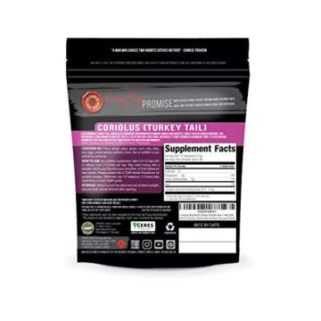 Coriolus Mushroom Extract Powder (2oz / 57gm) 20:1 Concentration (Also Know As Turkey Tail Mushroom)