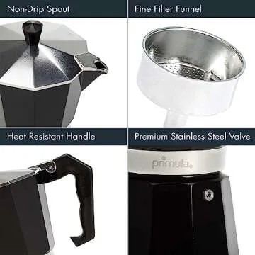 Primula Classic Stovetop Espresso Maker for Perfect Brews