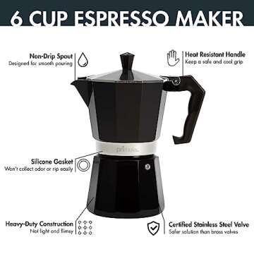 Primula Classic Stovetop Espresso Maker for Perfect Brews