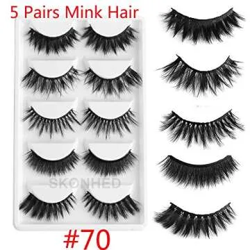 Luxury Mink-like False Eyelashes for Elegant Beauty