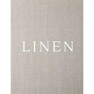 Linen Decorative Book: Custom Coffee Table & Bookshelf Styling