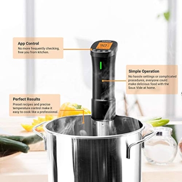 Inkbird Sous Vide Machine 1000W App Control and Timer