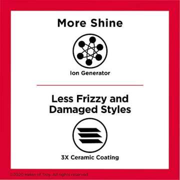 REVLON Salon One-Step Straight and Shine Heated Brush for Visibly Shinier, Smoother Hair | Hair Straightener That Revives Second Day Hair with an Ion Generator That Helps Reduce Frizz