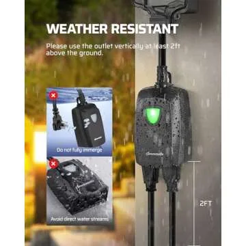 DEWENWILS Remote Control Outlet for Holiday Lights