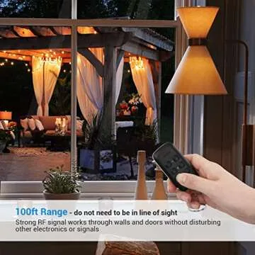 DEWENWILS Remote Control Outlet for Holiday Lights