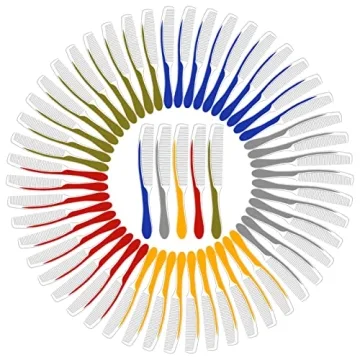 fafortune Hair Combs Set, 60 Count (Pack of 1) - Combs in Bulk Individually Wrapped, Suitable for Ho...