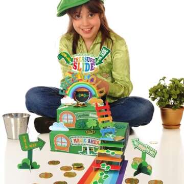 Wninbu Leprechaun Trap Kit for Kids | DIY St. Patrick's Day Craft